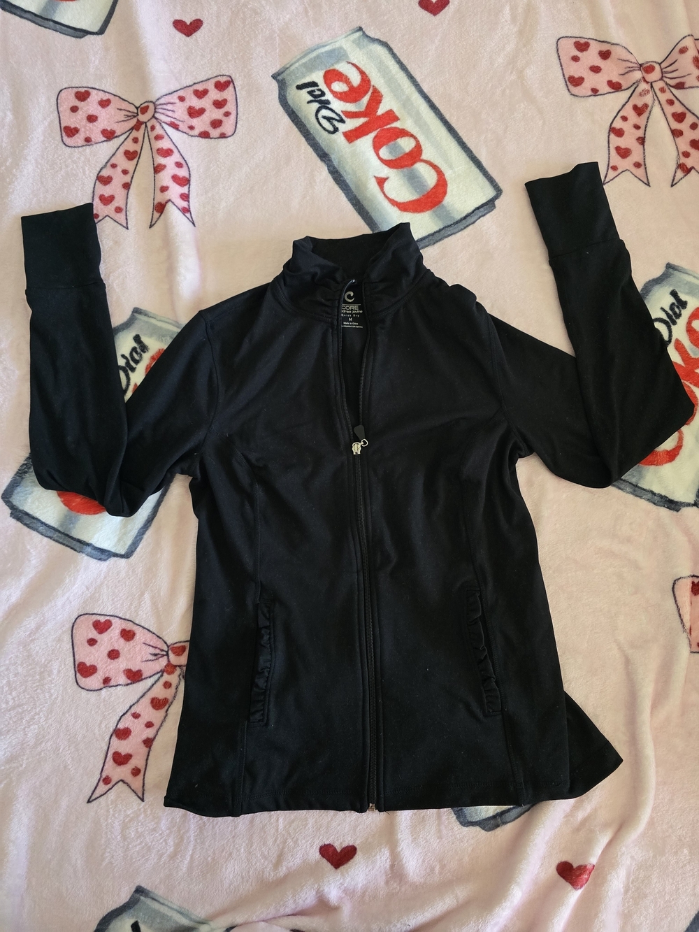 Women’s Black Full-Zip Jacket